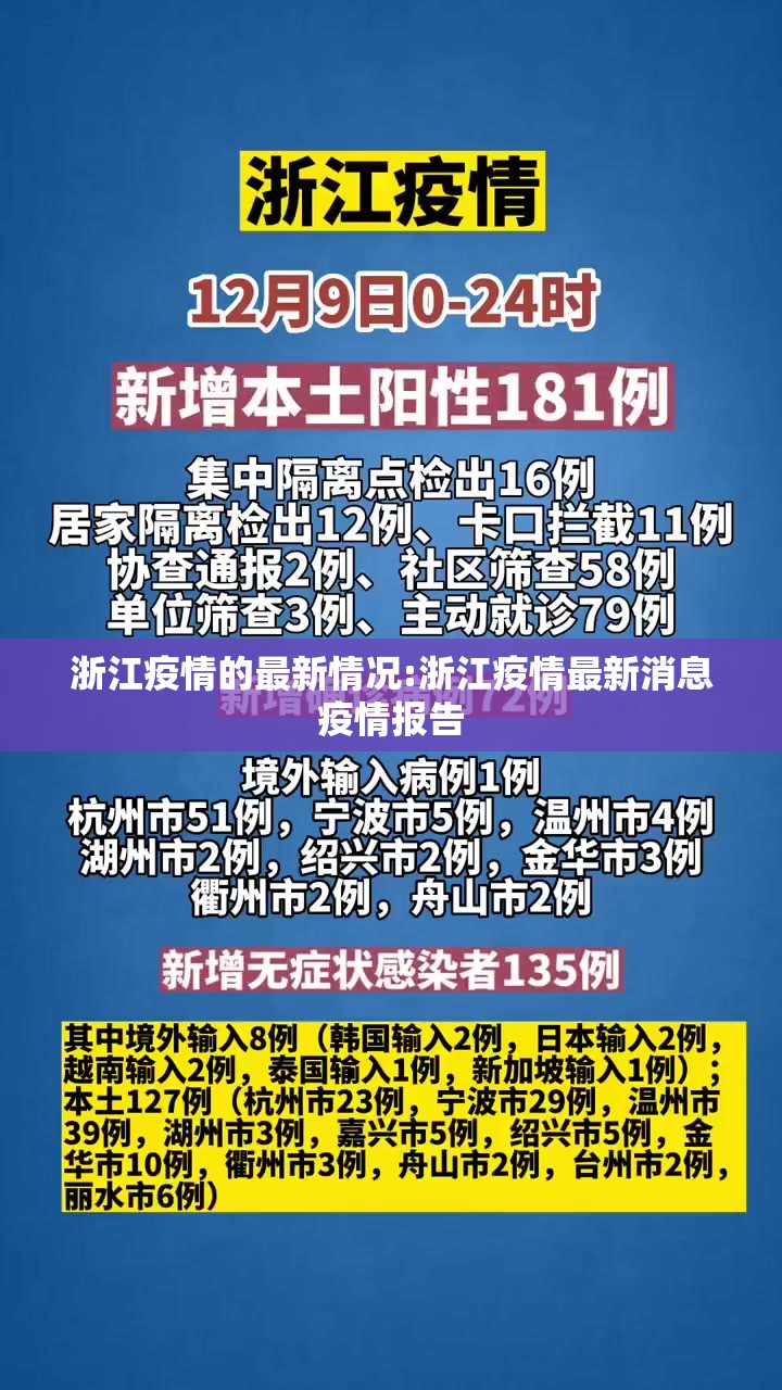 浙江疫情的最新情况:浙江疫情最新消息疫情报告 浙江疫情的最新情况:浙江疫情最新消息疫情报告