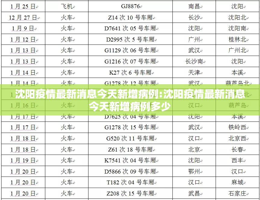 沈阳疫情最新消息今天新增病例:沈阳疫情最新消息今天新增病例多少 沈阳疫情最新消息今天新增病例:沈阳疫情最新消息今天新增病例多少
