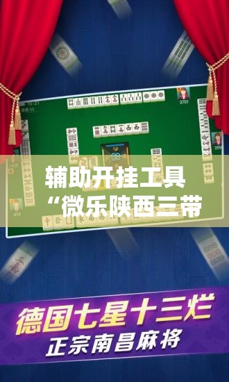辅助开挂工具“微乐陕西三带到底是不是有透视挂”详细开挂教程