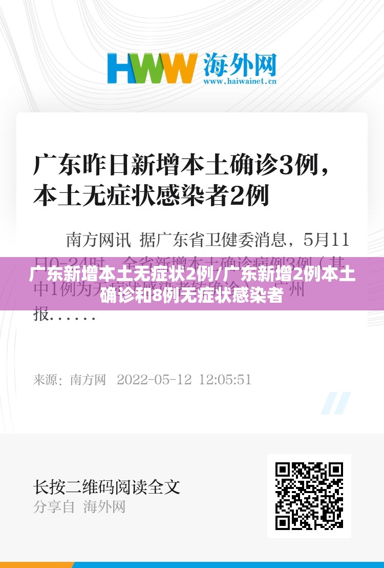 广东新增本土无症状2例/广东新增2例本土确诊和8例无症状感染者 广东新增本土无症状2例/广东新增2例本土确诊和8例无症状感染者