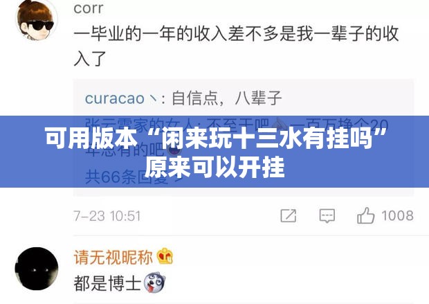 可用版本“闲来玩十三水有挂吗”原来可以开挂