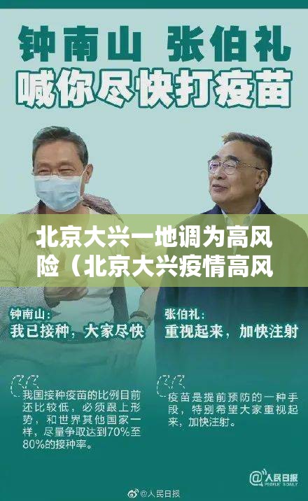 北京大兴一地调为高风险(北京大兴疫情高风险) 北京大兴一地调为高风险(北京大兴疫情高风险)