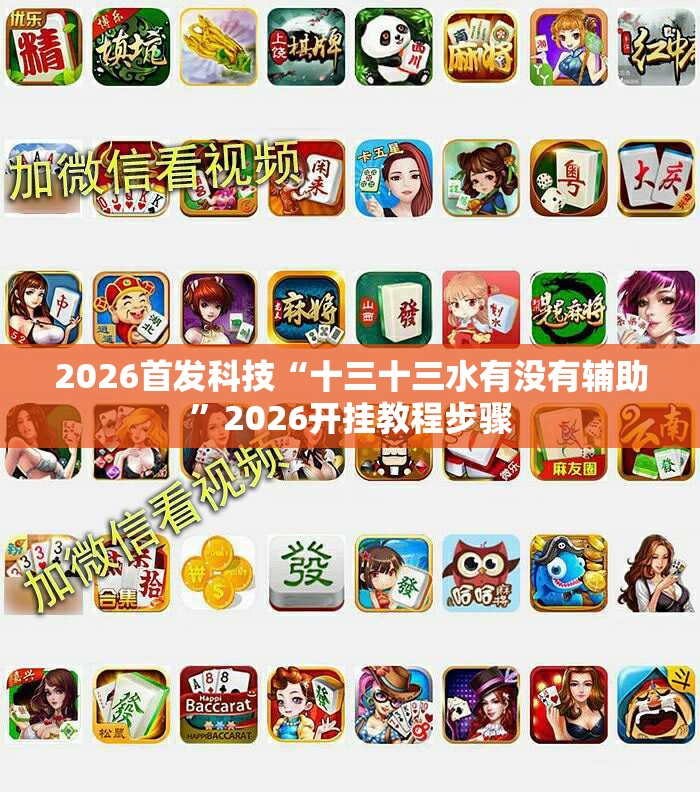2026首发科技“十三十三水有没有辅助”2026开挂教程步骤