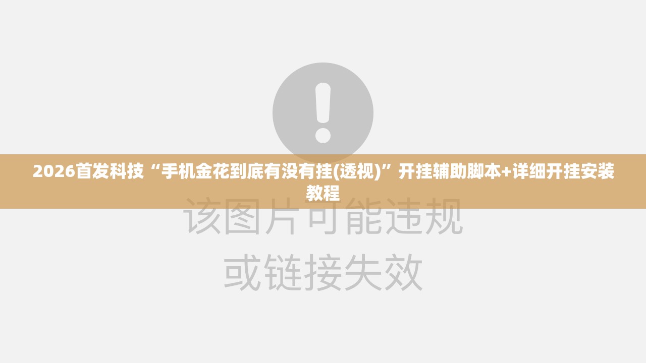 2026首发科技“手机金花到底有没有挂(透视)”开挂辅助脚本+详细开挂安装教程