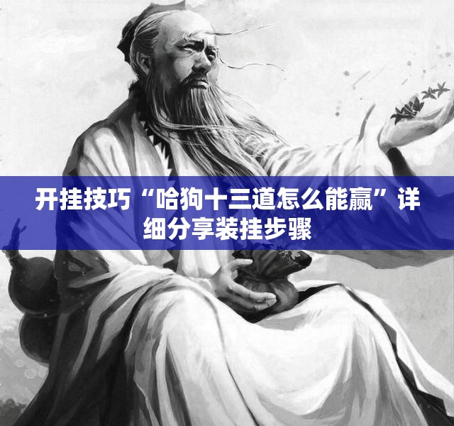 开挂技巧“哈狗十三道怎么能赢”详细分享装挂步骤