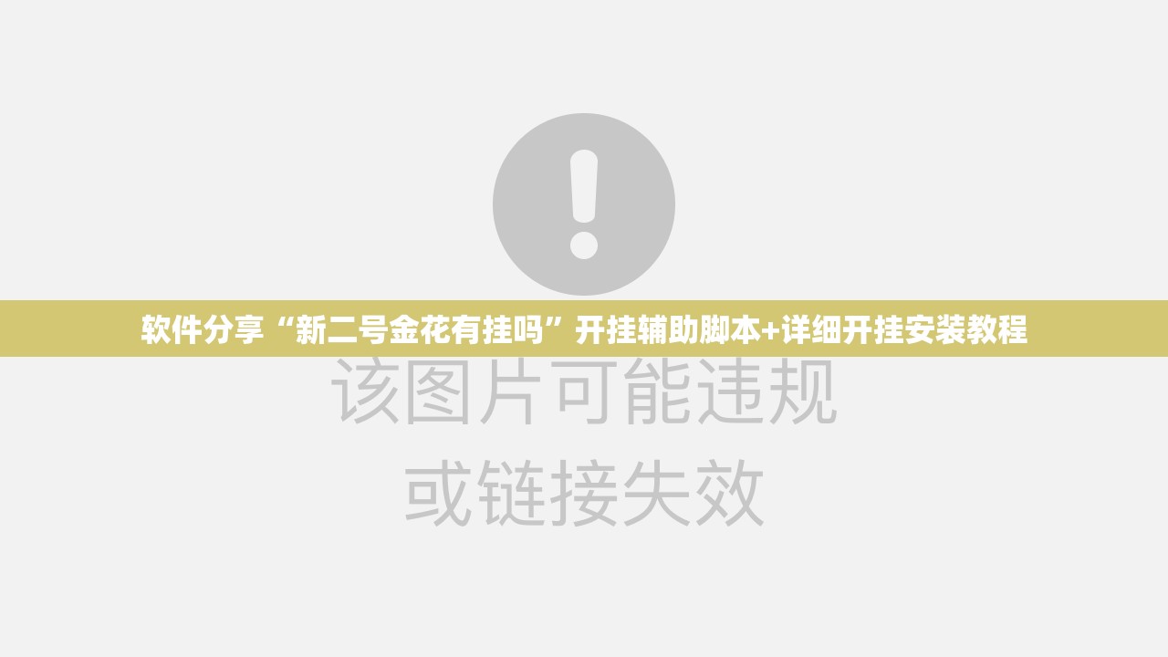 软件分享“新二号金花有挂吗	”开挂辅助脚本+详细开挂安装教程