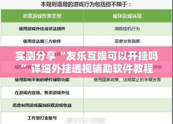 实测分享“友乐互娱可以开挂吗”详细外挂透视辅助软件教程