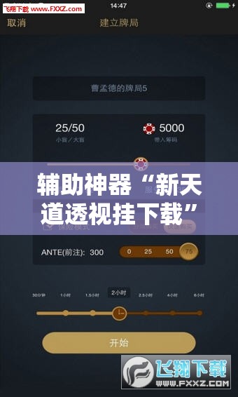 辅助神器“新天道透视挂下载”原来可以开挂