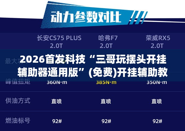 2026首发科技“三哥玩摆头开挂辅助器通用版”(免费)开挂辅助教学(最新辅助开挂教程)