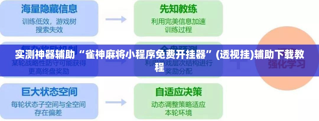 实测神器辅助“雀神麻将小程序免费开挂器	”(透视挂)辅助下载教程
