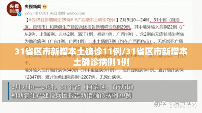31省区市新增本土确诊11例/31省区市新增本土确诊病例1例