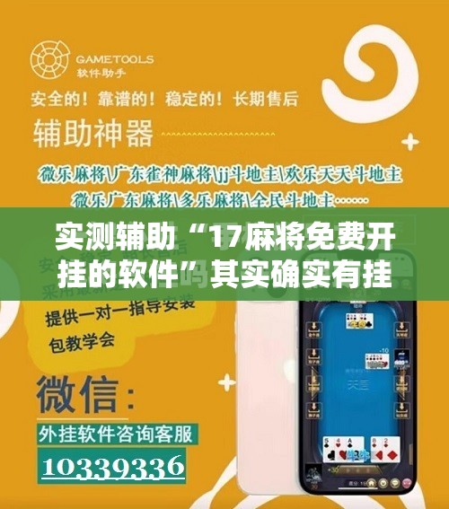 实测辅助“17麻将免费开挂的软件”其实确实有挂
