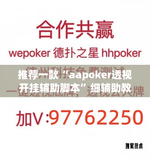 推荐一款“aapoker透视开挂辅助脚本	”细辅助教程分享