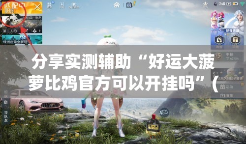 分享实测辅助“好运大菠萝比鸡官方可以开挂吗”(透视)其实确实有挂
