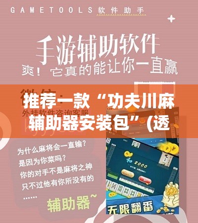 推荐一款“功夫川麻辅助器安装包	”(透视)其实确实有挂