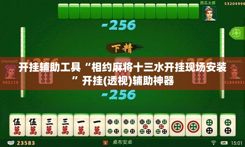开挂辅助工具“相约麻将十三水开挂现场安装	”开挂(透视)辅助神器