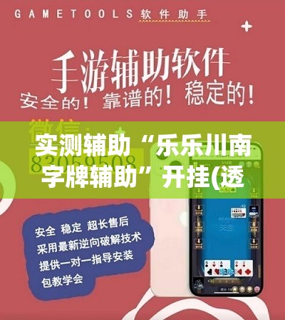 实测辅助“乐乐川南字牌辅助”开挂(透视)辅助神器