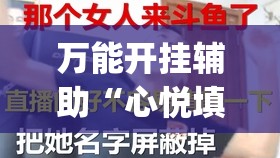 万能开挂辅助“心悦填大坑透视挂是真的吗”(透视)其实确实有挂