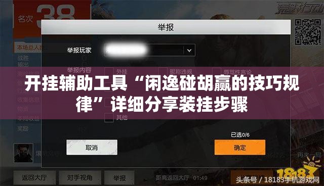 开挂辅助工具“闲逸碰胡赢的技巧规律”详细分享装挂步骤