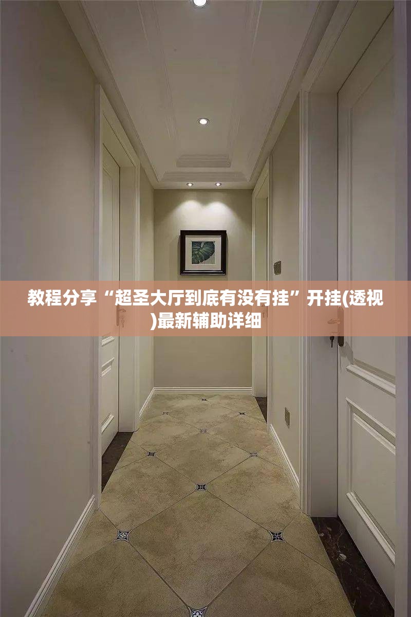 教程分享“超圣大厅到底有没有挂	”开挂(透视)最新辅助详细
