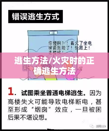 逃生方法/火灾时的正确逃生方法 逃生方法/火灾时的正确逃生方法
