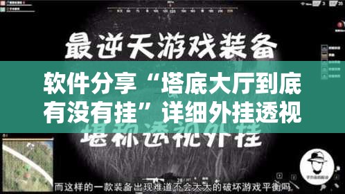软件分享“塔底大厅到底有没有挂”详细外挂透视辅助软件教程