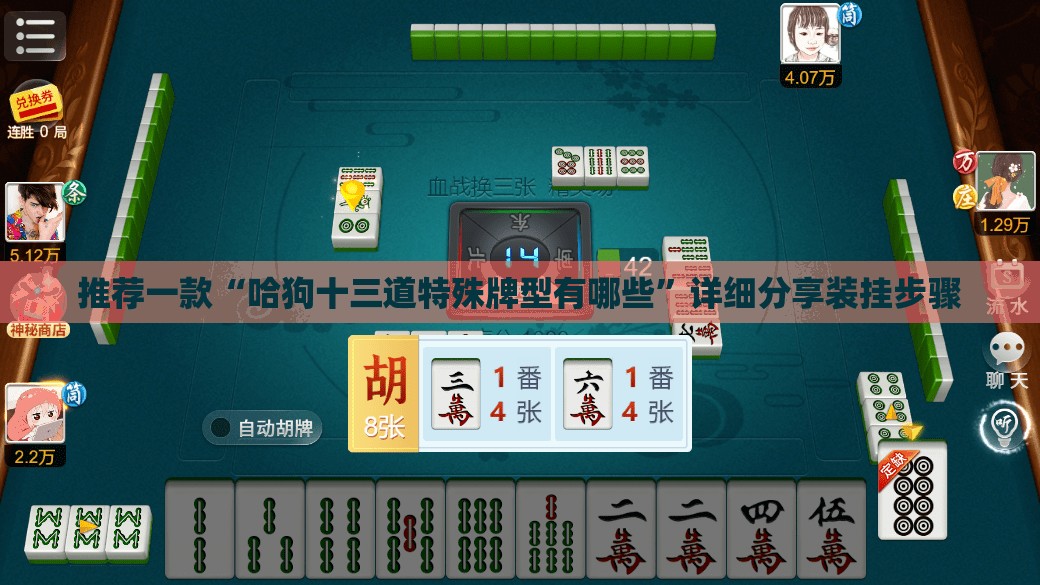 推荐一款“哈狗十三道特殊牌型有哪些”详细分享装挂步骤