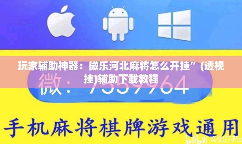 玩家辅助神器：微乐河北麻将怎么开挂”(透视挂)辅助下载教程