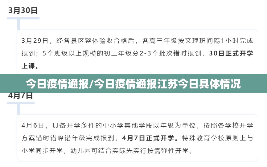 今日疫情通报/今日疫情通报江苏今日具体情况 今日疫情通报/今日疫情通报江苏今日具体情况