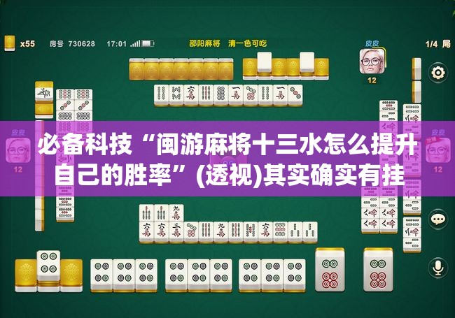 必备科技“闽游麻将十三水怎么提升自己的胜率”(透视)其实确实有挂