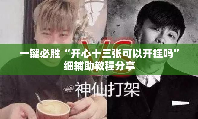 一键必胜“开心十三张可以开挂吗”细辅助教程分享