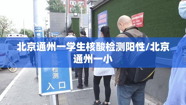北京通州一学生核酸检测阳性/北京通州一小