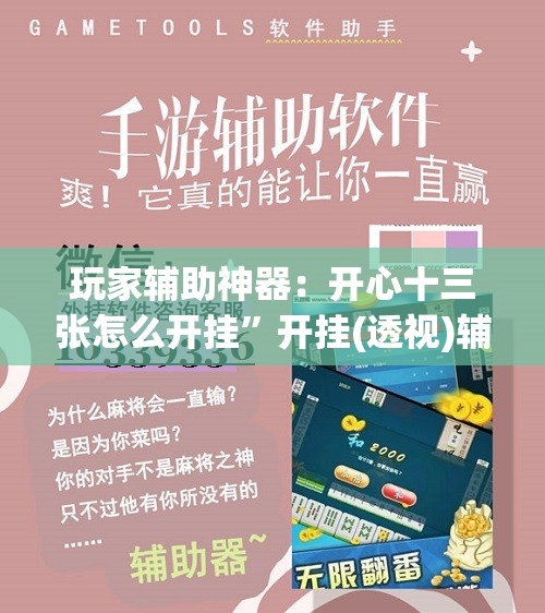 玩家辅助神器：开心十三张怎么开挂”开挂(透视)辅助教程
