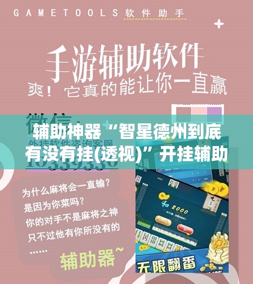 辅助神器“智星德州到底有没有挂(透视)”开挂辅助脚本+详细开挂安装教程