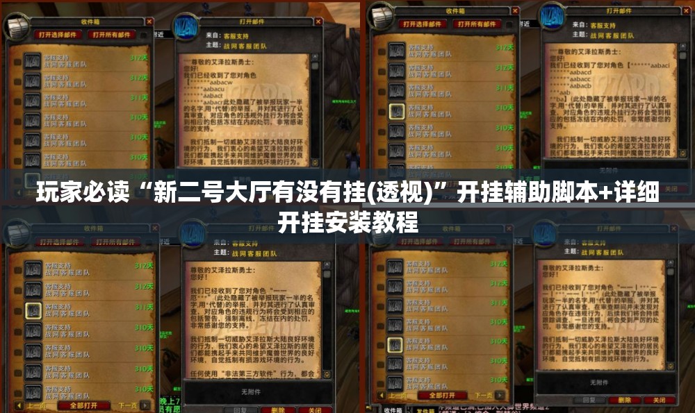 玩家必读“新二号大厅有没有挂(透视)”开挂辅助脚本+详细开挂安装教程