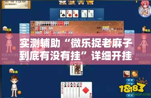 实测辅助“微乐捉老麻子到底有没有挂”详细开挂教程