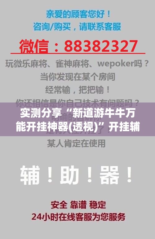 实测分享“新道游牛牛万能开挂神器(透视)”开挂辅助脚本+详细开挂安装教程