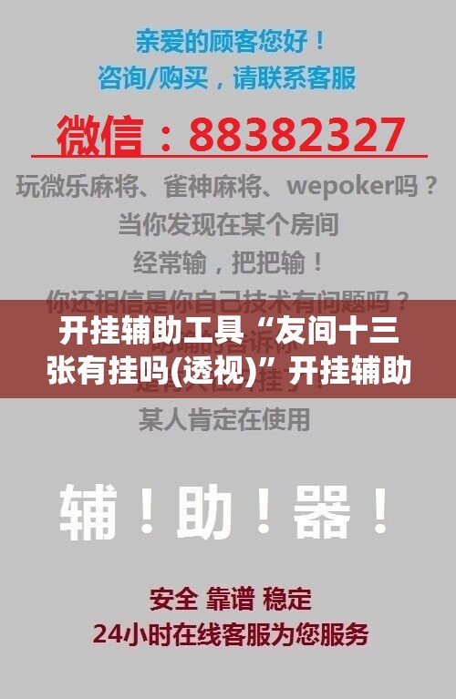 开挂辅助工具“友间十三张有挂吗(透视)	”开挂辅助脚本+详细开挂安装教程