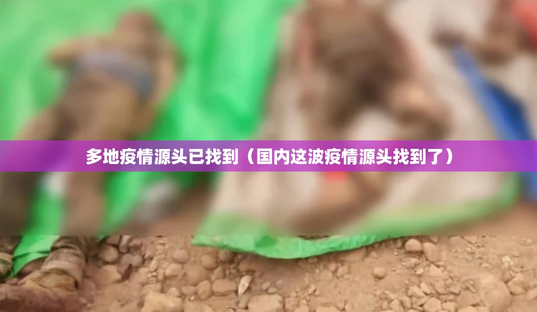 多地疫情源头已找到(国内这波疫情源头找到了) 多地疫情源头已找到(国内这波疫情源头找到了)