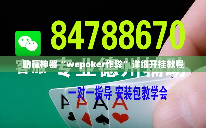 助赢神器“wepoker作弊”详细开挂教程