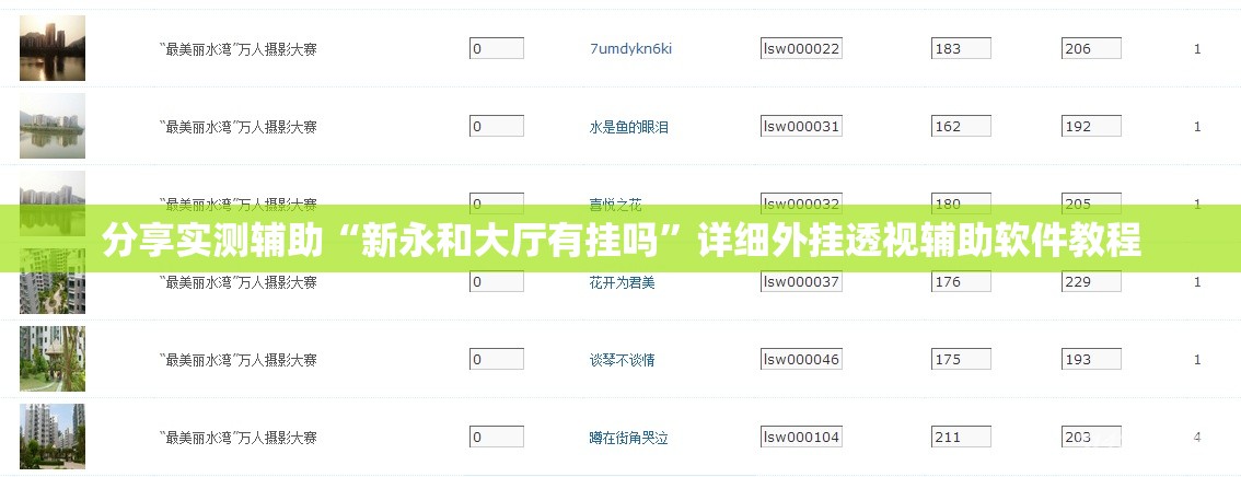 分享实测辅助“新永和大厅有挂吗	”详细外挂透视辅助软件教程