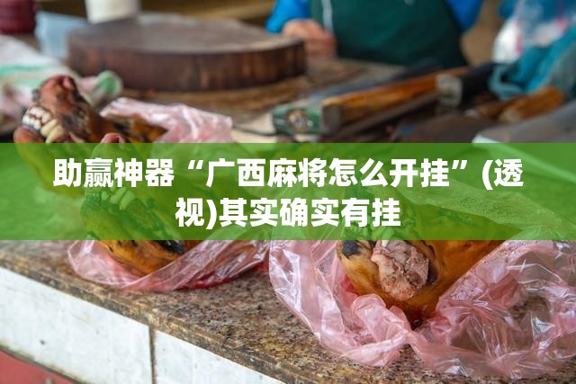助赢神器“广西麻将怎么开挂”(透视)其实确实有挂