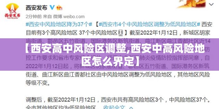 【西安高中风险区调整,西安中高风险地区怎么界定】