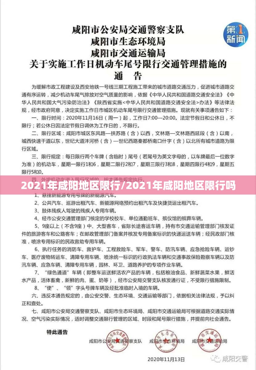 2021年咸阳地区限行/2021年咸阳地区限行吗 2021年咸阳地区限行/2021年咸阳地区限行吗