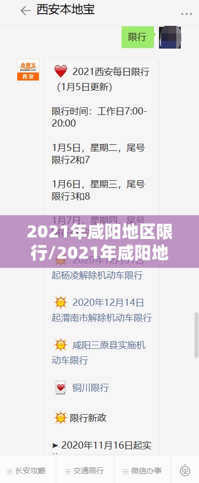 2021年咸阳地区限行/2021年咸阳地区限行吗 2021年咸阳地区限行/2021年咸阳地区限行吗