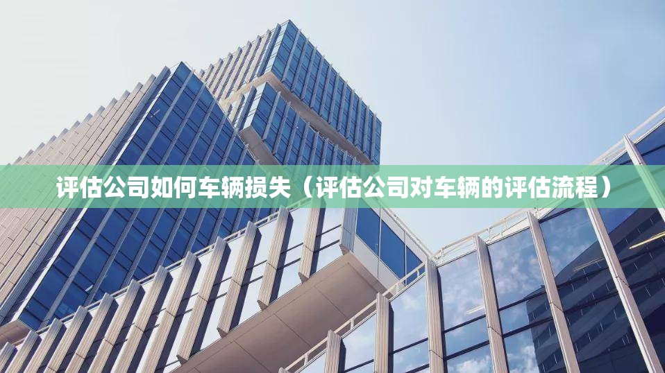 评估公司如何车辆损失(评估公司对车辆的评估流程) 评估公司如何车辆损失(评估公司对车辆的评估流程)