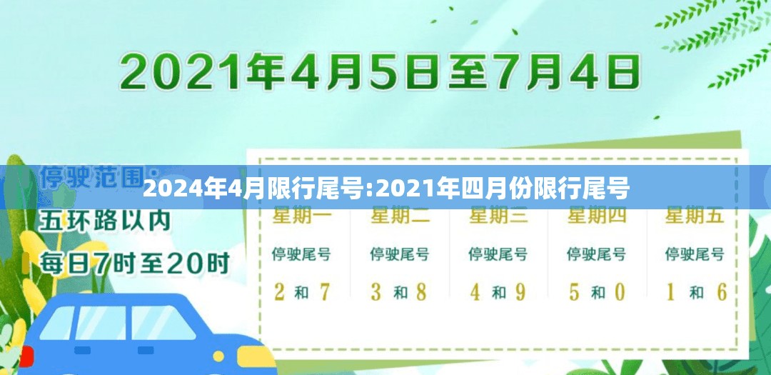 2024年4月限行尾号:2021年四月份限行尾号 2024年4月限行尾号:2021年四月份限行尾号