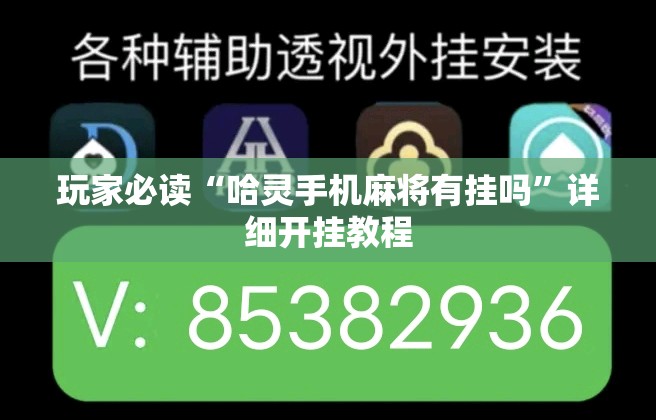 玩家必读“哈灵手机麻将有挂吗”详细开挂教程