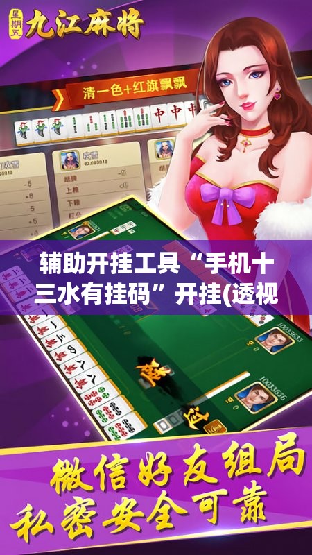 辅助开挂工具“手机十三水有挂码	”开挂(透视)最新辅助详细