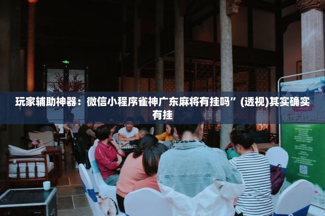 玩家辅助神器：微信小程序雀神广东麻将有挂吗”(透视)其实确实有挂